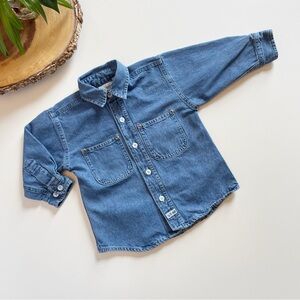 Vintage Lil’ Route 66 Denim Shirt | 12-18m